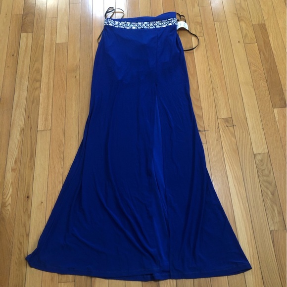 B Darlin Dresses & Skirts - B. Darlin Royal Blue 2 Piece Formal Dress Set Size 7/8 Rhinestone Waist (Skirt)